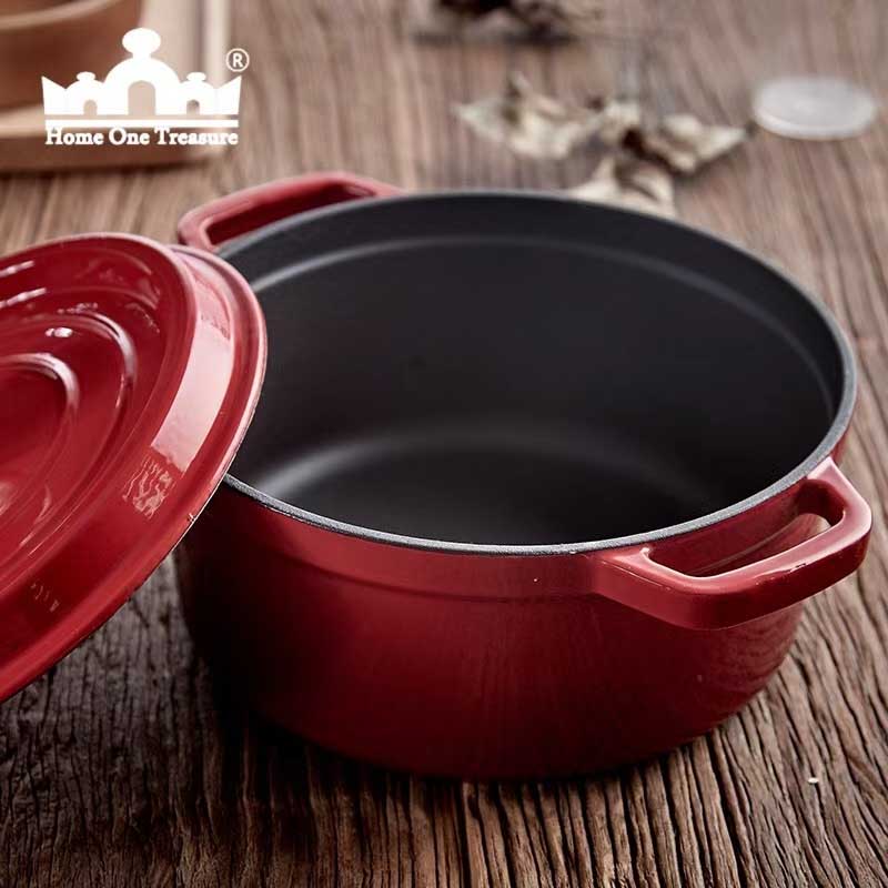 1 Enameled Cast Iron Pot