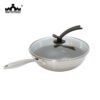 Half-screen wok