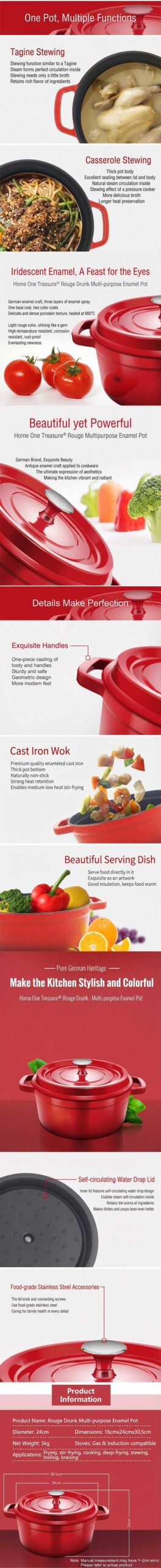 Enameled Cast Iron Pot