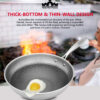 Half-screen wok
