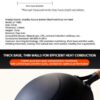 Superior Round-bottom iron wok