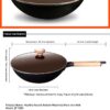 Superior Round-bottom iron wok