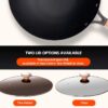 Superior Round-bottom iron wok