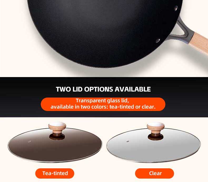 Superior Round-bottom iron wok