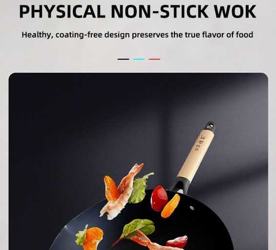 Superior Iron Flat Wok