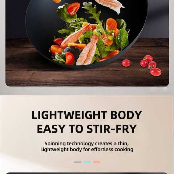 Superior Iron Flat Wok