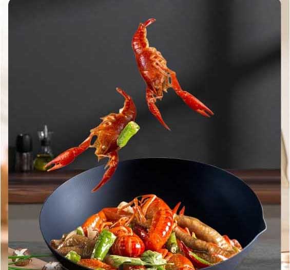 Superior Iron Flat Wok